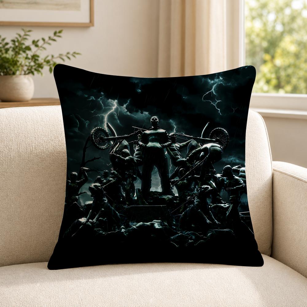 Rapper LLacrim Cushion Cover Soft Short Plush SkinFriendly Cushion Case for MultiScene Use