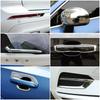For Volvo XC60 2018-2024 Chrome Door Handle Decoration Foglight Styling Frame Side Mirror Cover Rear Window Wiper Nozzle Trim