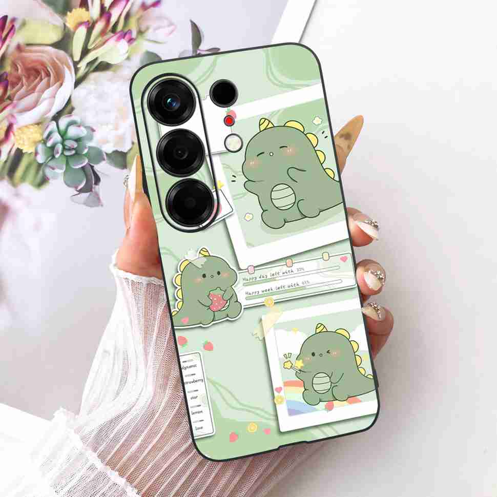 Милый расписной чехол для Tecno Camon 50 4G CN5 Мягкий силиконовый Fundas Чехлы для телефона для Tecno Camon50 4G 6.78" Черный чехол Coque