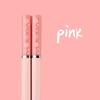 1 Pair of Household Kitchen Chinese Pink Cherry Blossoms Alloy Chopsticks Chopsticks Hot Pot Cooking Utensils Cute Chopsticks