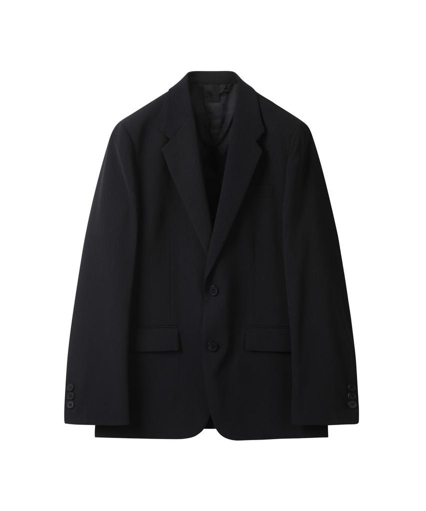 Customellow Black Slim Fit Setup Jacket Cwjam25404Bkx