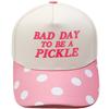 Bad Day To Be A Pickle Embroidery Color Matching Truck Driver Hat Fun Shade Dad Hat