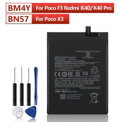 НОВЫЙ Сменный Аккумулятор Для Xiaomi Poco F3 Poco X3 Poco X3 Pro Redmi K40 Pro BM4Y BN57 Аккумулятор Телефона