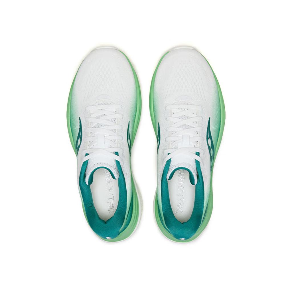 Saucony PHOENIX INFERNO Firebird 5 Cushioning Abrasion Resistant Breathable Running Shoes Unisex White Green S28278-4