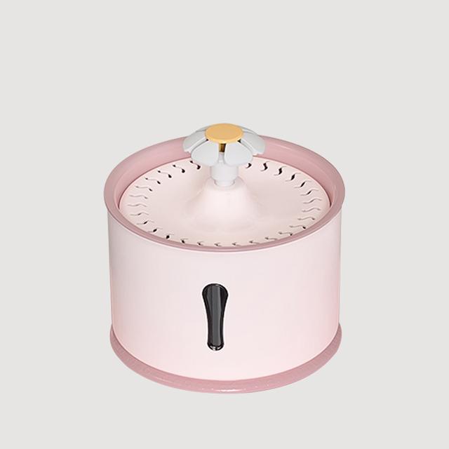 Kimpets 2.4L Pet Cat Диспенсер для питьевой воды Фильтры с активированным углем Светодиодный автоматический контейнер для подачи USB-интерфейс
