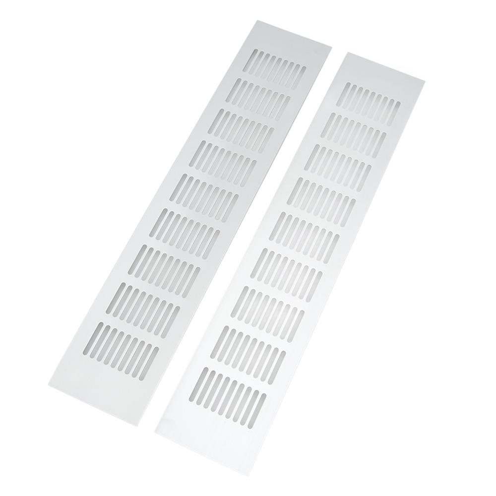 2 Pcs Set Aluminium Alloy Ventilation Grille Multiple sizes Vent Plate Closet Ventilation