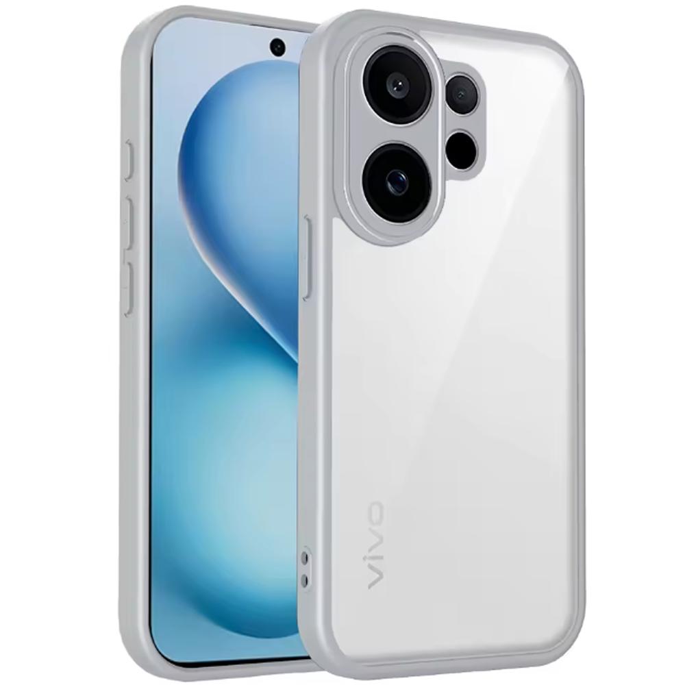 Для Vivo V70 Elite Чехол для телефона Vivo V70 Чехол для телефона Vivo V60 V60e Чехол-подушка Ударопрочный Силиконовый бампер Прозрачная матовая задняя крышка Жесткий