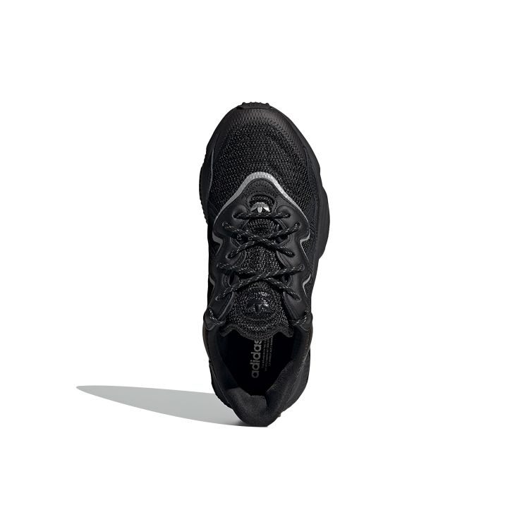 adidas Ozweego Черные светоотражающие женские кроссовки Core-Black Reflective-Silver Q46168