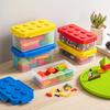 Stackable Building Block Storage Box for Small Items, Fridge, and Fruit Salad