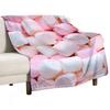 Cute and Marshmallows Throw Blanket Cozy Microfiber Throw Blanket for Home Bedroom