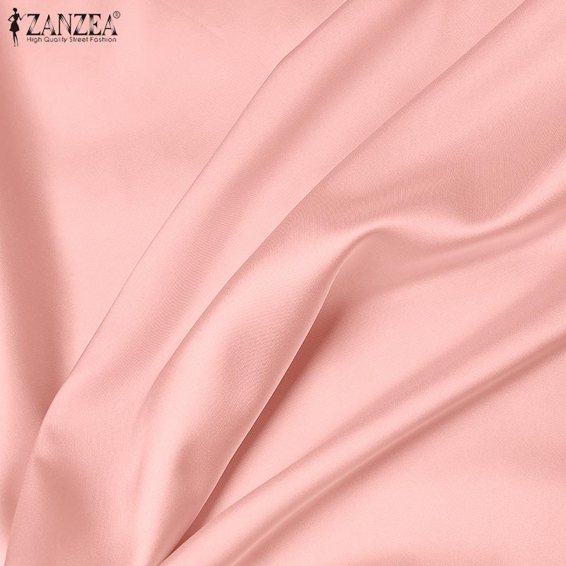 ZANZEA Women Summer Casual Sleeveless French Style Party Dress