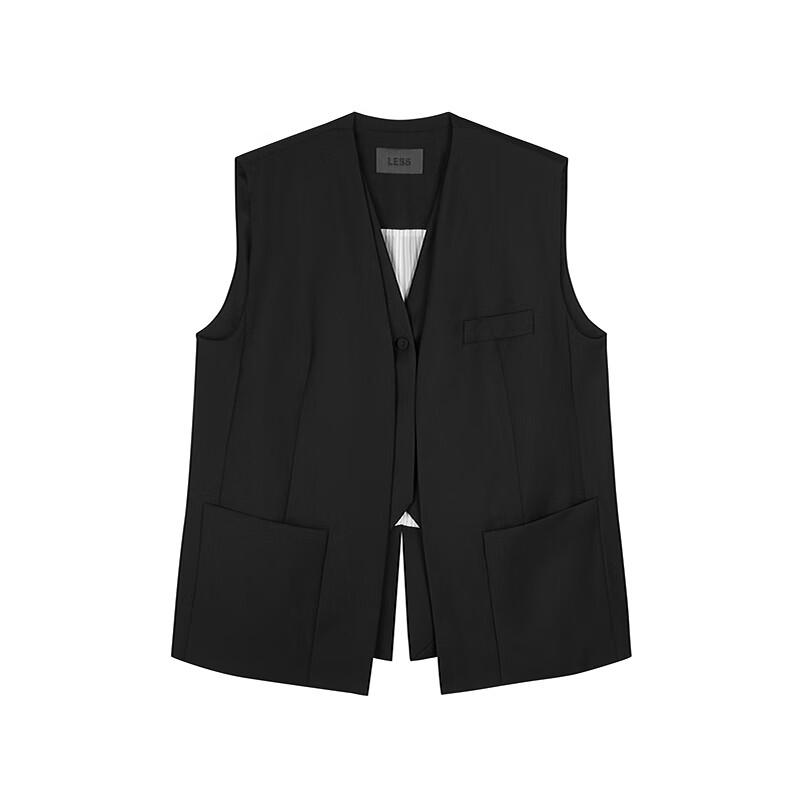 LESS Women's 100% Wool Commuter Vest
