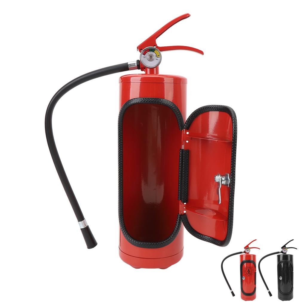 Огнетушитель Держатель для вина Уникальный декоративный железный огнетушитель в форме коробки для хранения вина Маленький