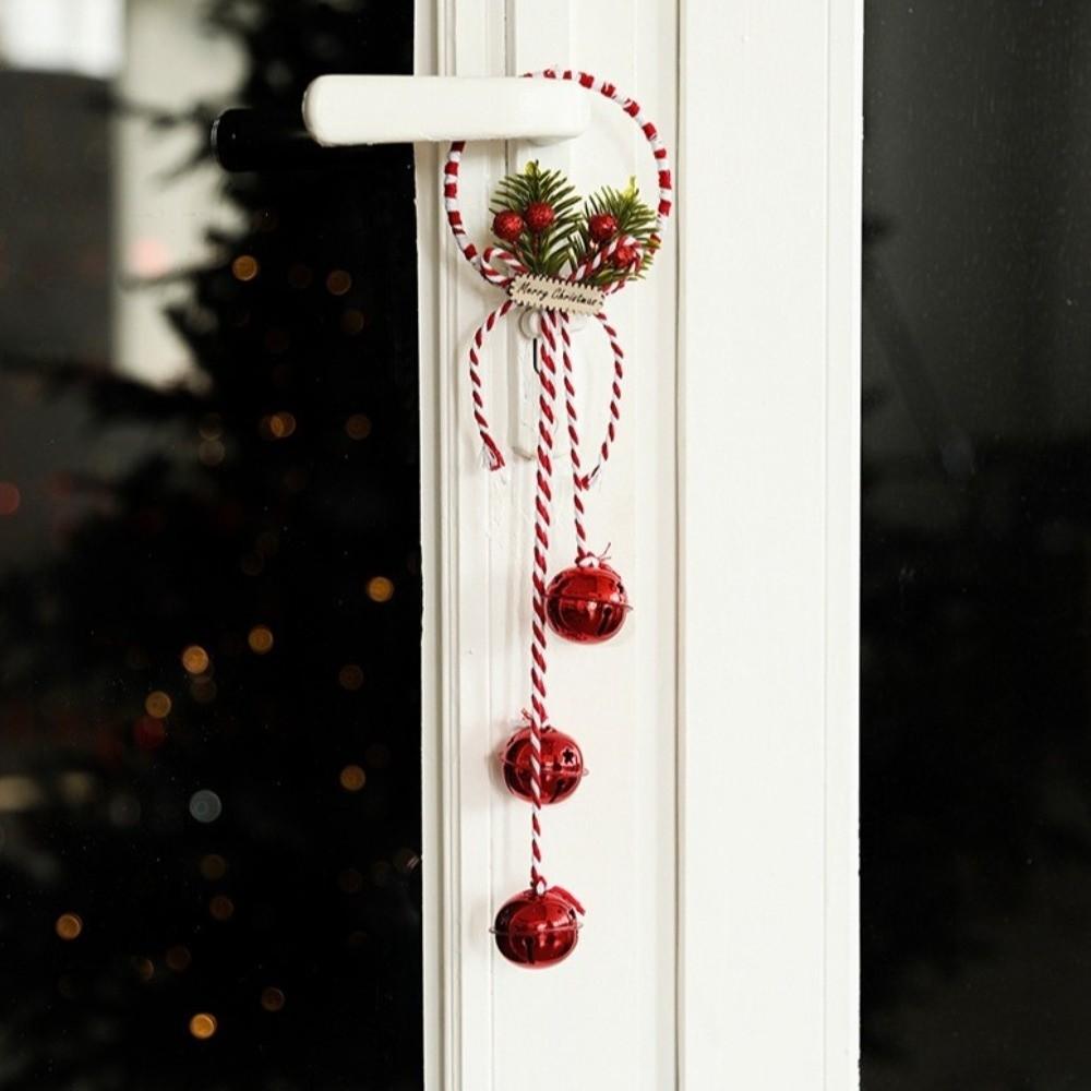 Pleasant Sound Jingle Bells With Bowknot Christmas Tree Pendant Decorations Christmas Bell Party