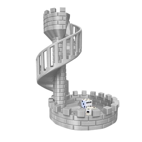 DND Dice Tower with Tray Dice Rolling Tower Dice Board Games Accessories for Role Playing Game Dungeons And Dragons D&D TRPG