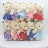 10 Pcs Kid Cotton Toys Plush Doll Mini Small Teddy Bear Flower Bouquets Bear Wedding Toys Decor