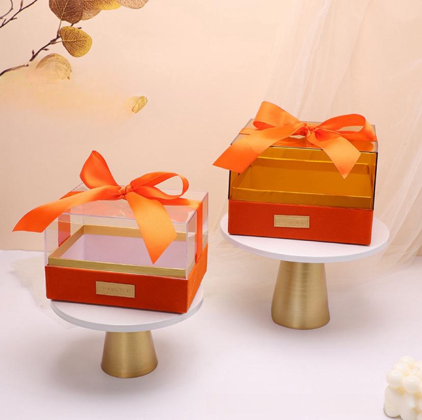 Прозрачная прямоугольная подарочная коробка для свадеб, дней рождений, помады, парфюмерии, конфет и сувениров