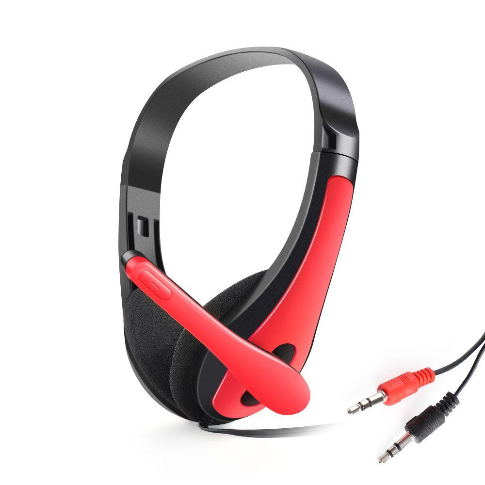 High Quality Noise Cancelling For PC Computer Phone 3.5mm Head Headphone Microphone Headset Headset
