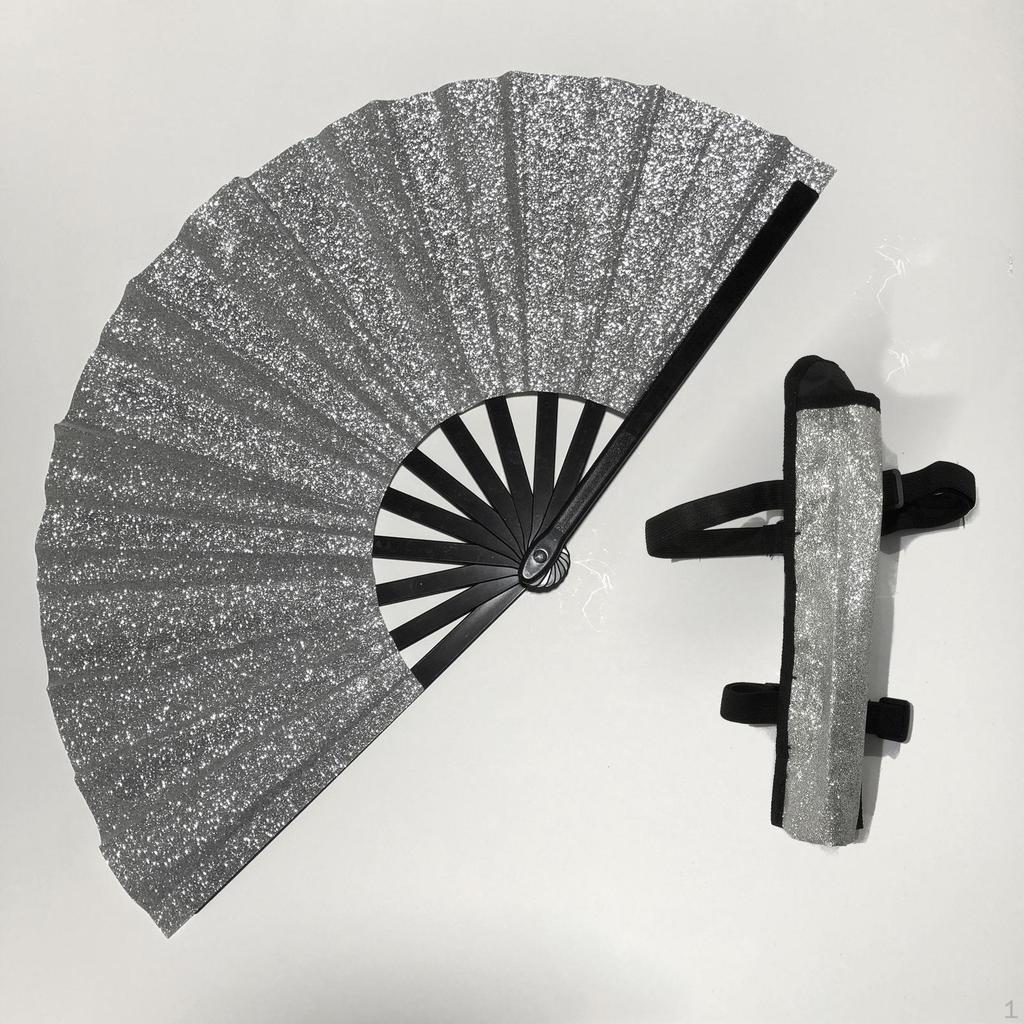 Китайский веер для кунг-фу с дизайном для концертов радиус 33 см