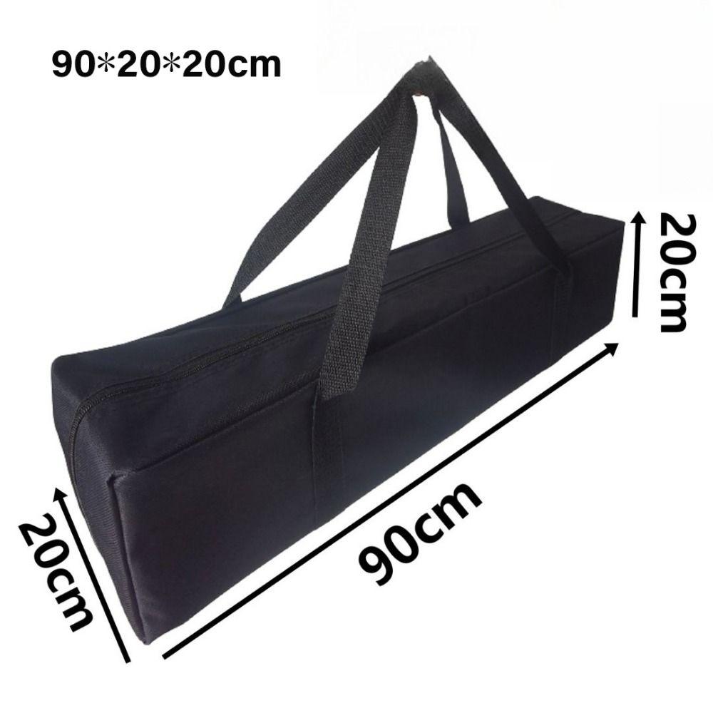 Black Storage Bag Large Travel Picnic Handbag High Quality Canvas Canopy Pole Bag  Outdoor Supplies