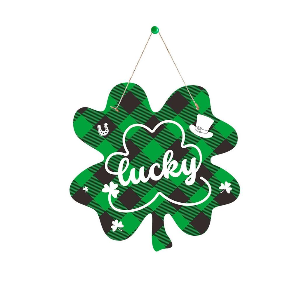 Улица. Украшения ко Дню Святого Патрика Добро пожаловать дверной знак Дверные украшения Украшения ко Дню Святого Патрика