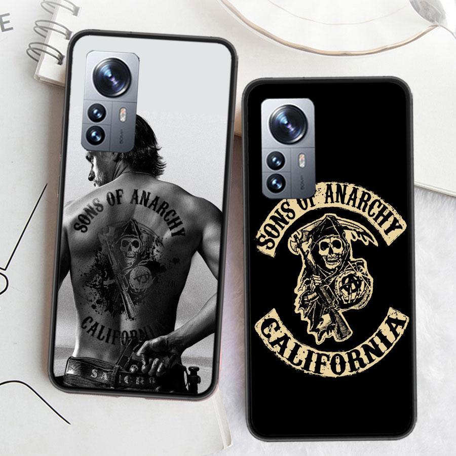 Sons of Anarchy Clear Phone For Xiaomi Poco X7 X6 X5 F6 F5 F7 Mi 14 Ultra 15 13 12 12X 12T 11T 10T Pro 11i 10 Lite Cover Case TP