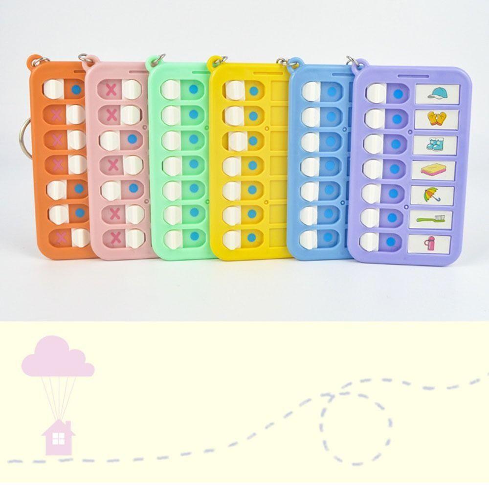 Self-disciplined Good Habit Punch Card Detachable Self-discipline Punch Card Children