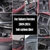 Мягкое углеволокно Для Subaru Forester -2024 Комплект для интерьера Накладка на панель приборов, консоль, панель переключения передач Отделка Автомобильные аксессуары