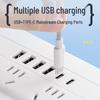 Многофункциональная сетевая розетка с портами USB-A и USB-C, штепсель CN (адаптер в комплекте)