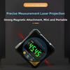 Magnet Tilt Digital Protractor Rechargeable Inclinometer Electronic Level Laser