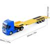 1/50 Flatbed Truck Toy Transport Trailer Model Car Diecast Toys for Kids