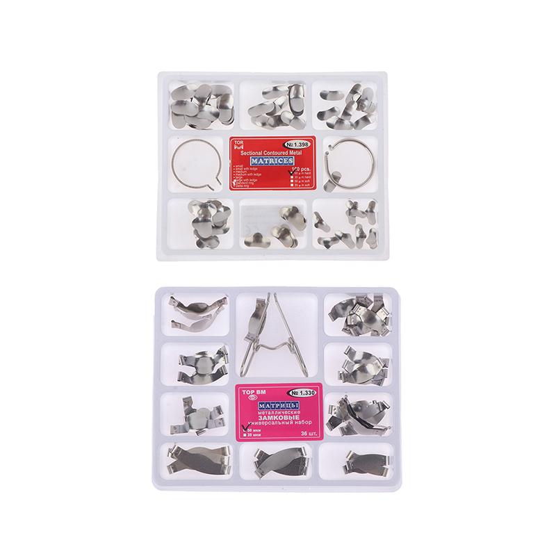 100 шт., металлические матричные ленты Dental Pro, секционные контурные ленты, рулонные матрицы