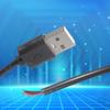 Кабель для зарядки USB 5 В с пружинными клеммными разъемами Простая установка для вентилятора, лампы, игрушек Ток 5 А Длина 100 см/180 см