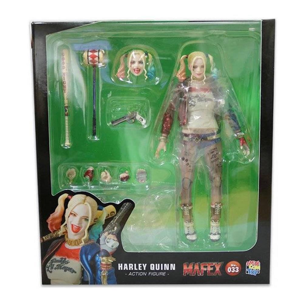 Фигурка MAFEX HARLEY QUINN окрашенная "ОТРЯД САМОУБИЙЦ" немасштабная ABS&ATBC-ПВХ