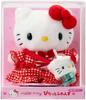 Sanrio Hello Kitty Starter Plushie Doll Set 418102 Includes and Accessories (Pitatto Friends), Doll, Clothes