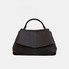 Womens Genuine Leather Crossbody Bag Minimalist Chic Shoulder Daily Commute Handbag Soft Texture