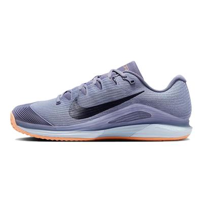 Court Air Zoom Vapor 12 Clay Пепельно-серый Обсидиан Мужские Кроссовки Синий Светло-армейский-синий Марракеш HQ6026-400