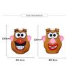 Cartoon And Anime Costume Round Face 3d Ears Sleeveless Pullover Costume Tank Top For Men And Women Halloween Couple Outfits