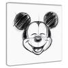 Disney Poster Mickey Mouse 30cm X 30cm Made In Japan Dsn-0145