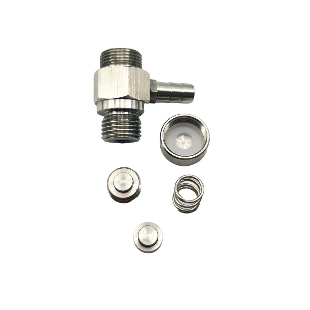 304 Stainless Steel Adjustable Steam Pressure Relief Valve for Coffee Machine Boilers