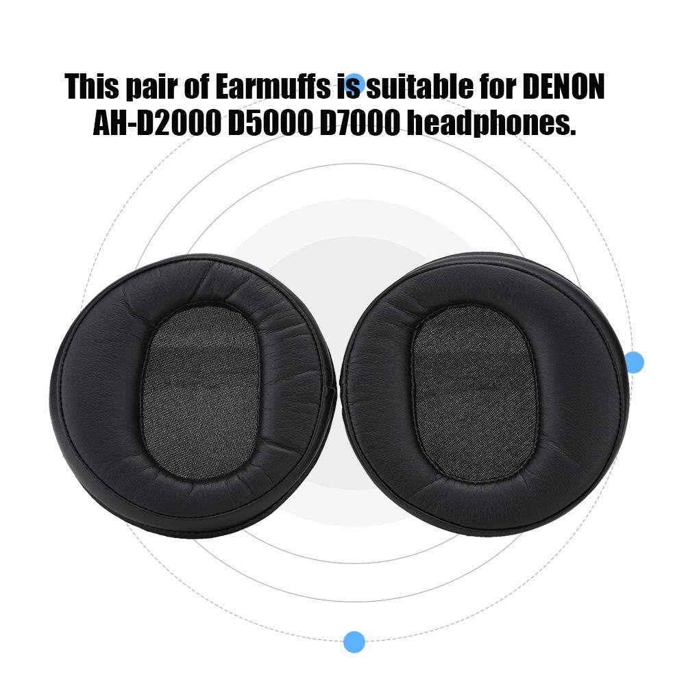 Replacement Ear Pads Headphones Cushionfor DENON AH D2000 D5000 D7000 Headphones