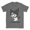 Fashion Kuromi Backside Logo TShirt Unisex Crewneck Cotton T Shirt Short Sleeve Tees New Arrival Clothes