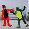 3 шт./компл. комбинезон для мальчиков и девочек, теплые костюмы для косплея животных на Хэллоуин, карнавал, новогоднюю вечеринку, детская одежда, зимние детские комплекты, пижамы, перчатки, обувь
