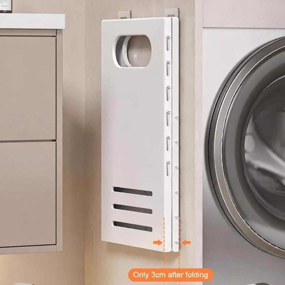 Wall-Mounted Dirty Clothes Basket Foldable Clothes Storage Basket Washing Clothes Basket Bathroom