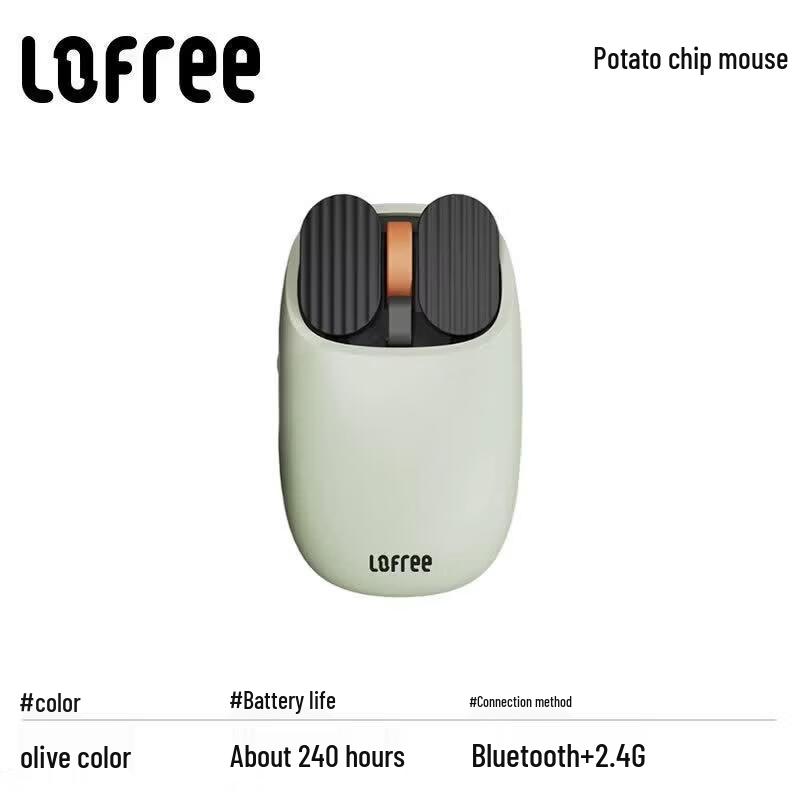 LOFREE EP115 Ретро Беспроводная Мышь Двухрежимная