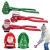 Plastics Christmas Tree Snowball Maker Clips Snow Sand Ball Making Molds  Snowballs Fight