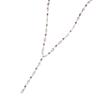 Bohemian Colorful Glass Long Y-Shaped Necklace Metal Body Collarbone Color Holiday Gold Gifts S T2Y0