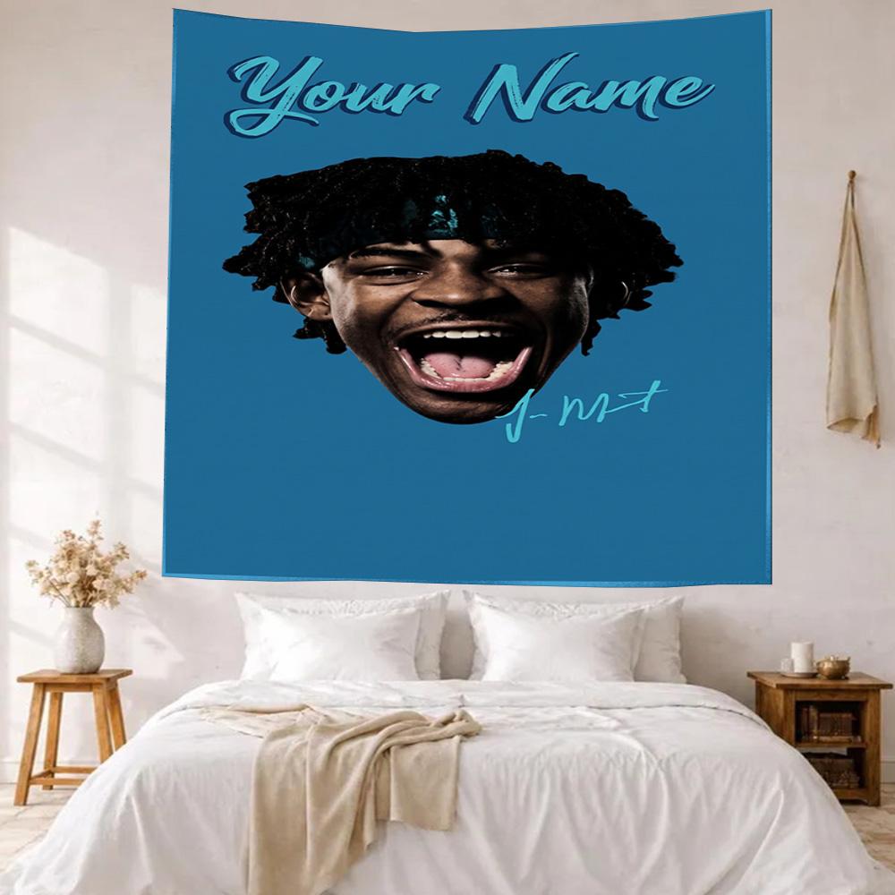 Kobe Custom Your Name Wall Decor Tapestry Art For Pet Memorial Birthdaywedding Party Backdrop Family Gift