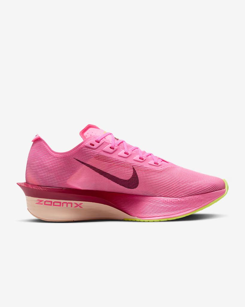 HF6412-601 Nike Vaporfly 4 Розовый Заклинание Гипер Розовый Вольт Ледяной Бордовый (Женский)