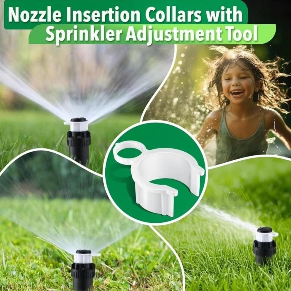 3PCS Weather Resistant Sprinkler Tool Set Nozzle Insertion Collar Lawn Sprinkler Maintenance